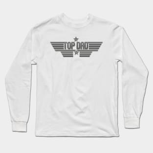 Top Dad Top Gun Logo Long Sleeve T-Shirt